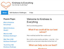 Tablet Screenshot of kindnessiseverything.com
